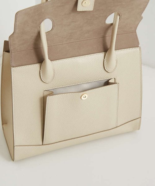 【VERY掲載】Cuddly/レザーオープントート(L) 24SS バッグ トートバッグ P1949212616(14850円)