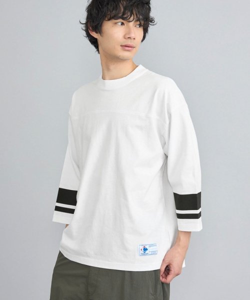 coen(coen)/USAコットンフットボール7分袖Tシャツ/img09