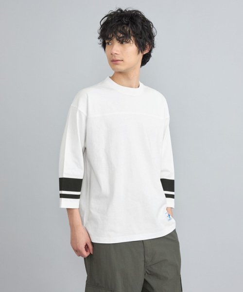 coen(coen)/USAコットンフットボール7分袖Tシャツ/img13