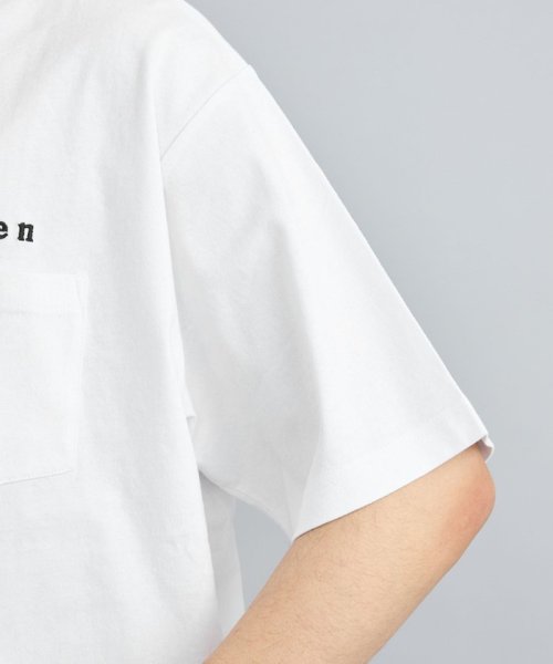coen(coen)/USAコットンコーエンロゴ刺繍Tシャツ/img30