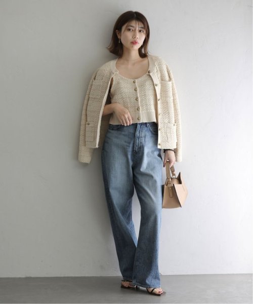 【セットアップ対応商品】ニットツィードジャケット 身長