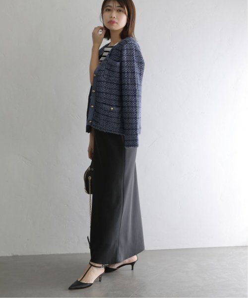 【セットアップ対応商品】ニットツィードジャケット 身長