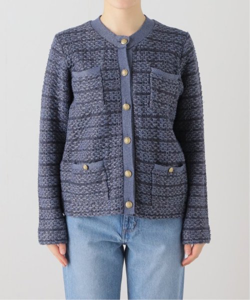 【セットアップ対応商品】ニットツィードジャケット 身長