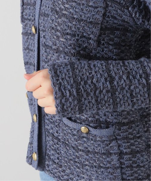 【セットアップ対応商品】ニットツィードジャケット 身長