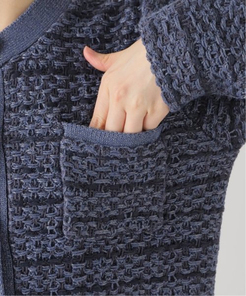 【セットアップ対応商品】ニットツィードジャケット 身長