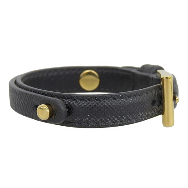 PRADA プラダ SAFFIANO サフィアーノ レザー ブレスレット バ
