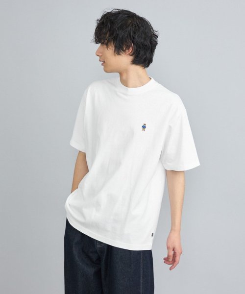 coen(coen)/USAコットンワンポイントベア刺繍Tシャツ/img06