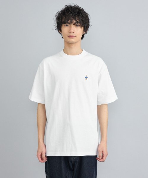 coen(coen)/USAコットンワンポイントベア刺繍Tシャツ/img26