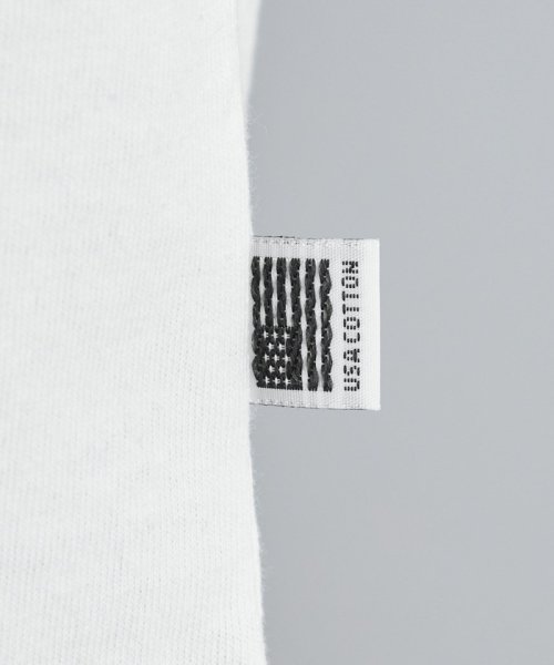 coen(coen)/USAコットンワンポイントベア刺繍Tシャツ/img32