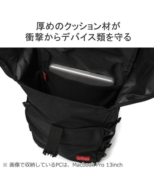 Manhattan Portage(マンハッタンポーテージ)/【日本正規品】 マンハッタンポーテージ リュック 大容量 おしゃれ 通学 通勤 シンプル 黒 Manhattan Portage 23L MP1236JVNYC/img09