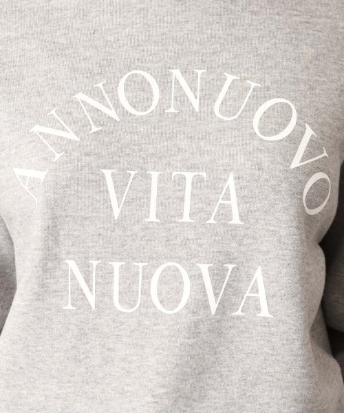 ロゴ裏毛プルオーバー 