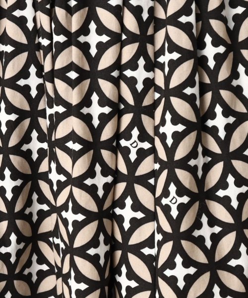 【洗える/スタイルアップ】オーバーラップサークルワンピース 