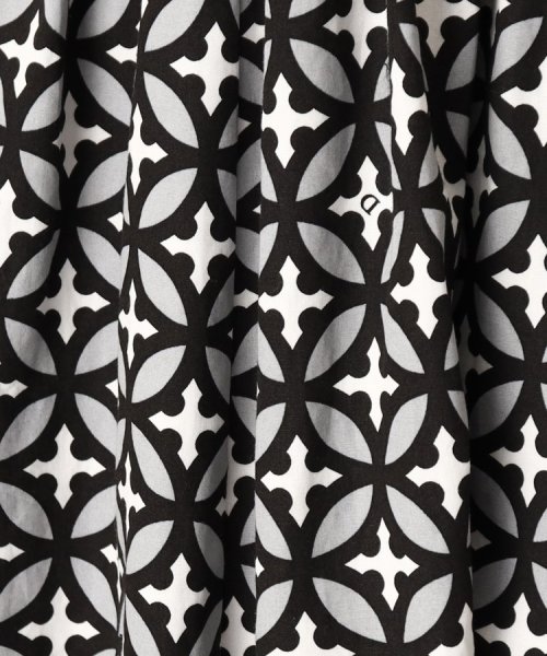 【洗える/スタイルアップ】オーバーラップサークルワンピース 