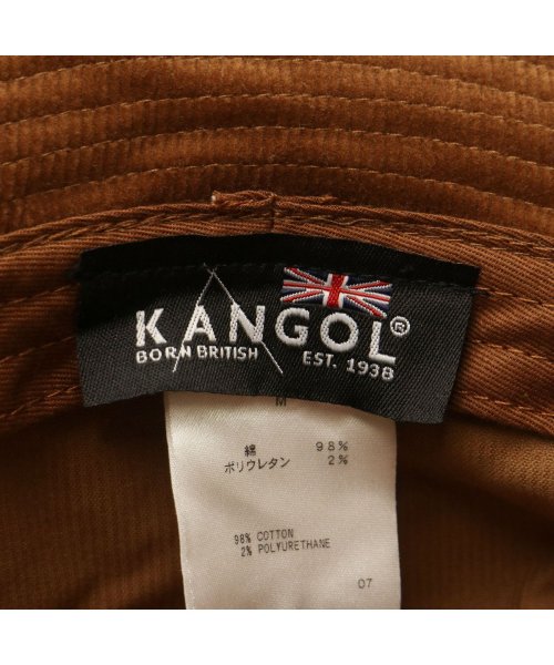 KANGOL(KANGOL)/カンゴール バケットハット 大きいサイズ KANGOL 帽子 バケハ コーデュロイ 洗える CORD BUCKET 107－169012 233－069625/img12