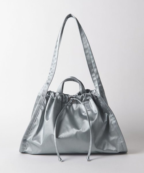 ＜HVISK＞シャイニー TWILL ショルダーバッグ －2WAY－ 【blancle/ ブランクレ】S.LETHER 2WAY GATHER MINI BAG O1480376963(11440円)