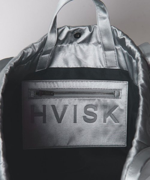 ＜HVISK＞シャイニー TWILL ショルダーバッグ －2WAY－ 【blancle/ ブランクレ】S.LETHER 2WAY GATHER MINI BAG O1480376963(11440円)