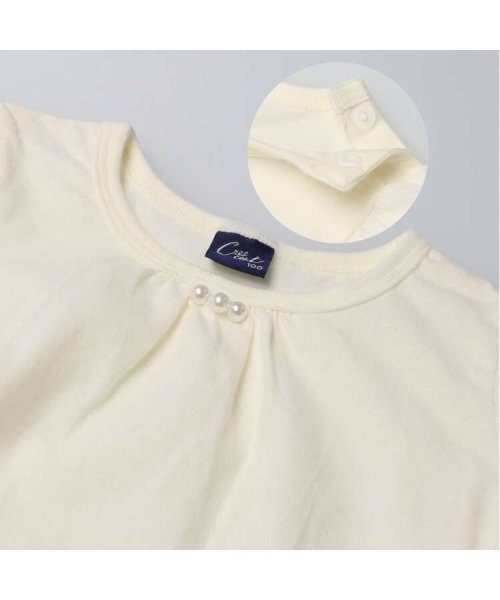 Crescent(クレセント)/【子供服】 crescent (クレセント) 袖チュール半袖Tシャツ 80cm～140cm N42814/img03
