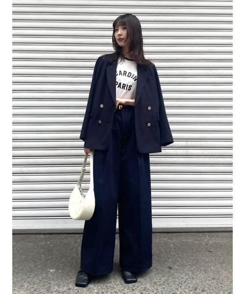 【pierre cardin】タックワイドチノパンツ cardin 予めご了承ください