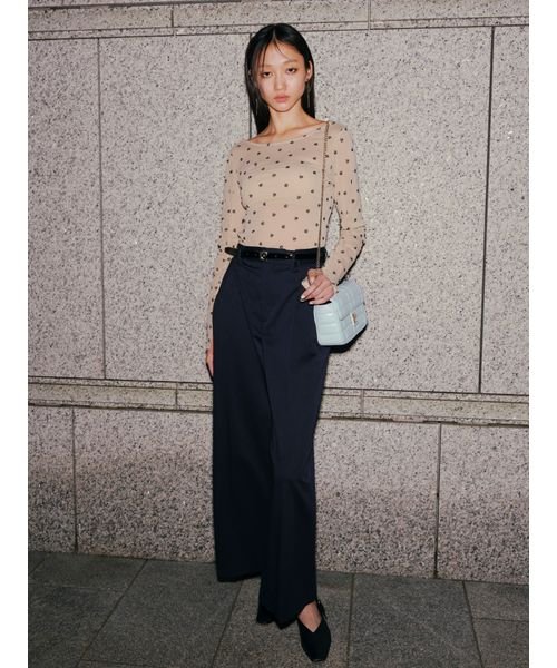 【pierre cardin】タックワイドチノパンツ cardin 予めご了承ください