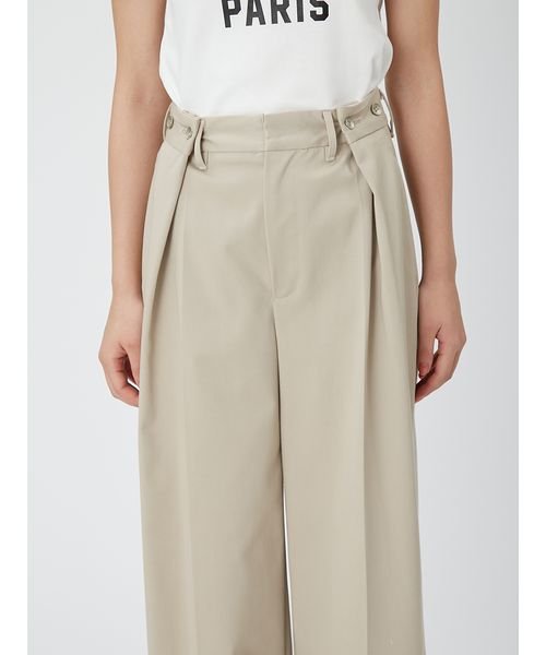 【pierre cardin】タックワイドチノパンツ cardin 予めご了承ください