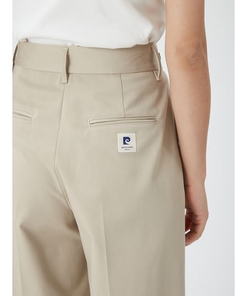 【pierre cardin】タックワイドチノパンツ cardin 予めご了承ください