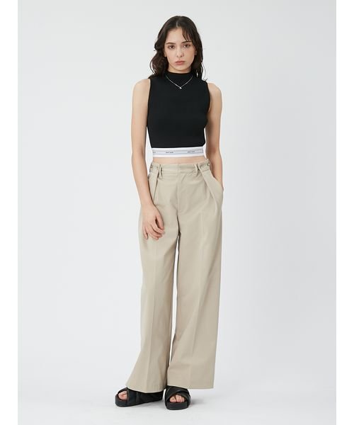 【pierre cardin】タックワイドチノパンツ cardin 予めご了承ください