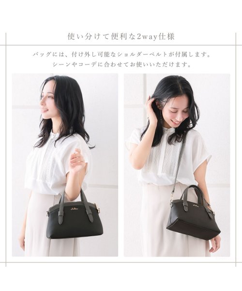 Clelia(クレリア)/ハンドバッグ レディース 2Way ショルダーバッグ 自立 本革 レザー 無地 上品 高級 Clelia クレリア Grage グラージュ  CL－51001/img19