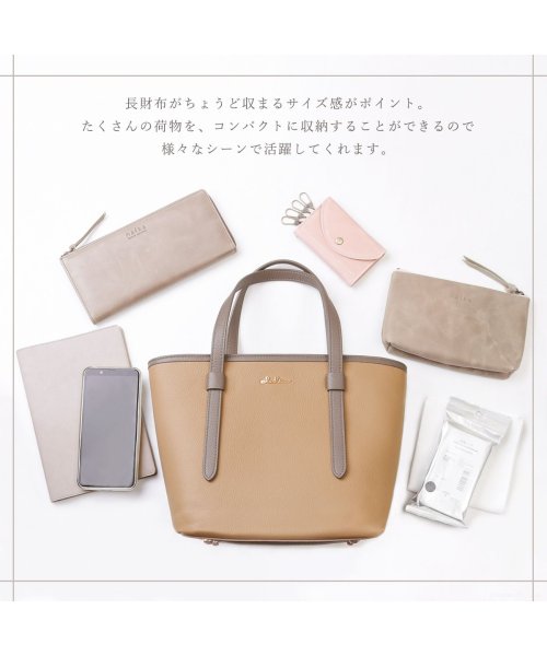 Clelia(クレリア)/トートバッグ レディース ミニトート自立 本革 レザー 無地 上品 高級 Clelia クレリア Grage グラージュ  CL－51002/img17