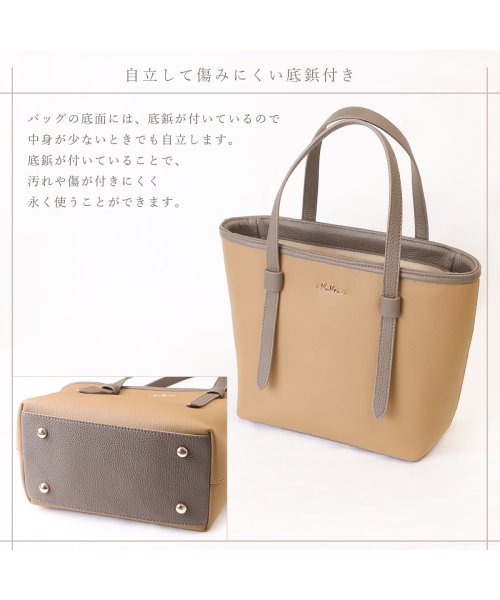 Clelia(クレリア)/トートバッグ レディース ミニトート自立 本革 レザー 無地 上品 高級 Clelia クレリア Grage グラージュ  CL－51002/img21