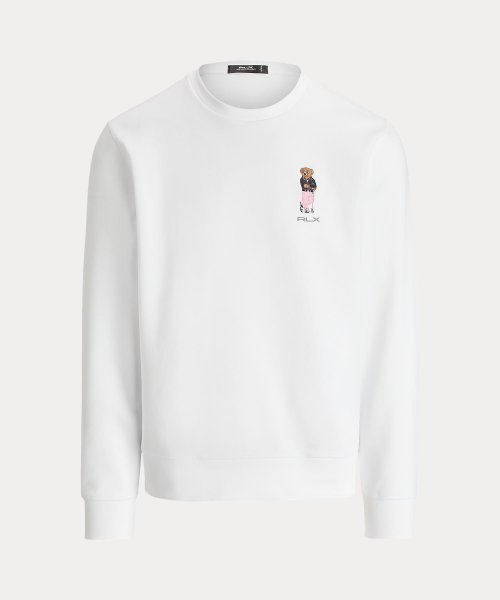 （RLX）Polo ベア ダブルニット スウェットシャツ Cotton TM 98％ ポリウレタン 2％