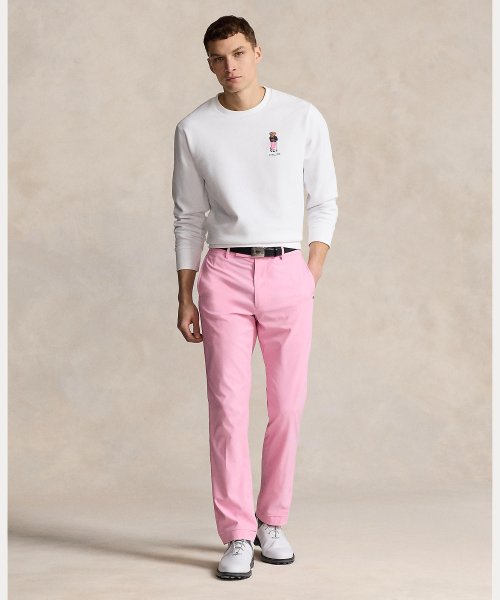 （RLX）Polo ベア ダブルニット スウェットシャツ Cotton TM 98％ ポリウレタン 2％