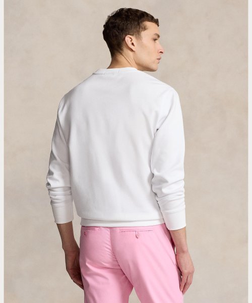 （RLX）Polo ベア ダブルニット スウェットシャツ Cotton TM 98％ ポリウレタン 2％