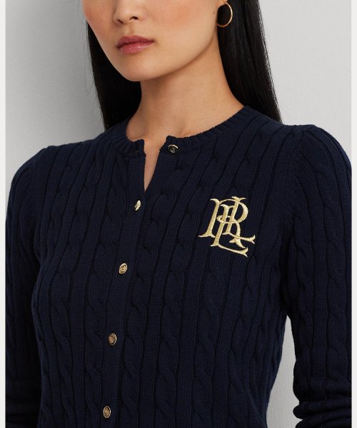 LAUREN RALPH LAUREN(LAUREN RALPH LAUREN)/ケーブルニット コットン カーディガン/img04