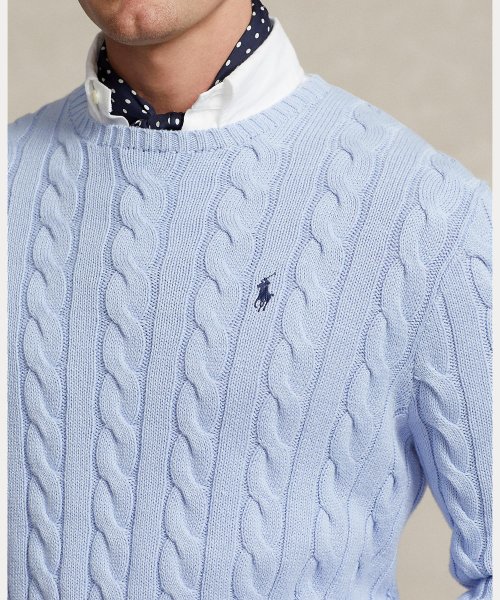 POLO RALPH LAUREN(POLO RALPH LAUREN)/ケーブルニット コットン セーター/img04