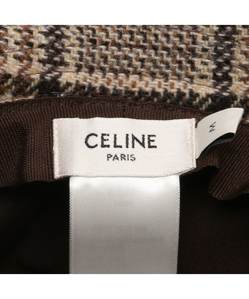 CELINE(セリーヌ)/セリーヌ 帽子 トリオンフチェックバケットハット バケハ ベージュ ブラウン レディース CELINE 2AUE5471S 01GQ/img08