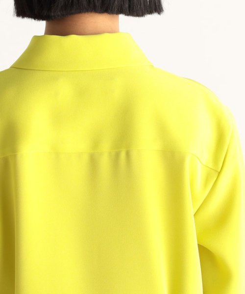 バックサテンジョーゼット シャツワンピース バックサテンジョーゼット シャツワンピース AA1558720074(12012円)