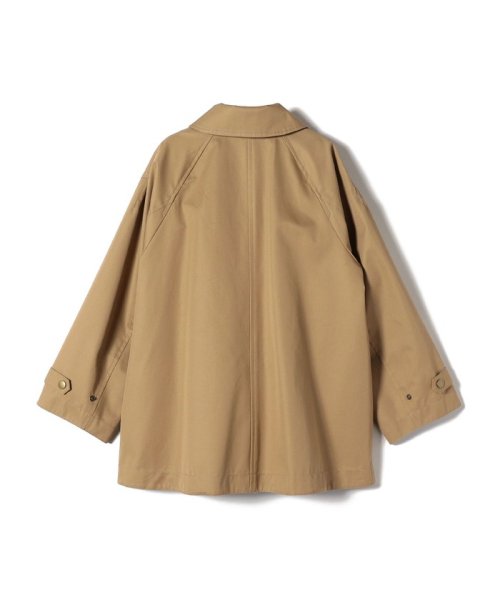 Primary Navy Label:〈手洗い可能〉ボンディング ステンカラー コート Primary Navy Label