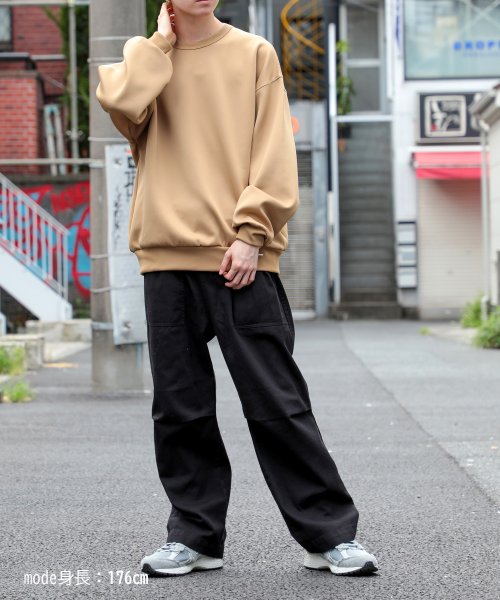 MAISON CLUB(MAISON CLUB)/【MAISON CLUB】ESSENTIALS Super smooth cardboard sweater ダンボールスウェット トレーナー スウェット 長袖/img29