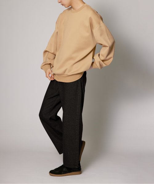 MAISON CLUB(MAISON CLUB)/【MAISON CLUB】ESSENTIALS Super smooth cardboard sweater ダンボールスウェット トレーナー スウェット 長袖/img36