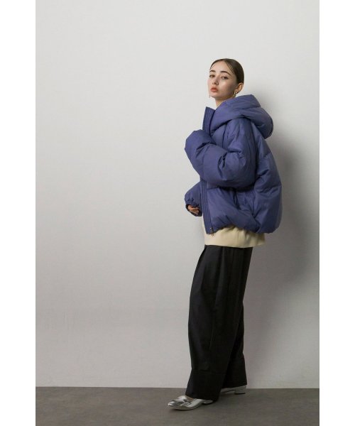 ハイネックダウンブルゾン 