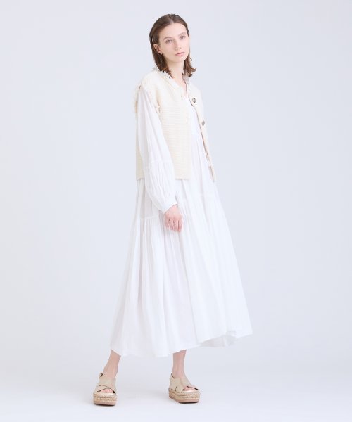 ツイードフリンジジレ 