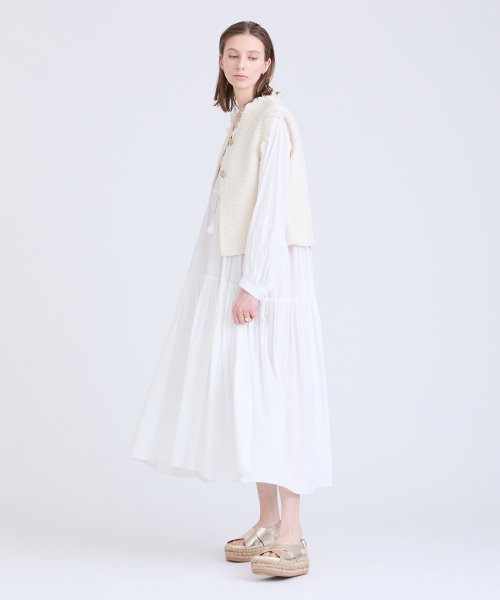 ツイードフリンジジレ 