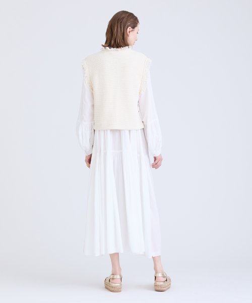 ツイードフリンジジレ 