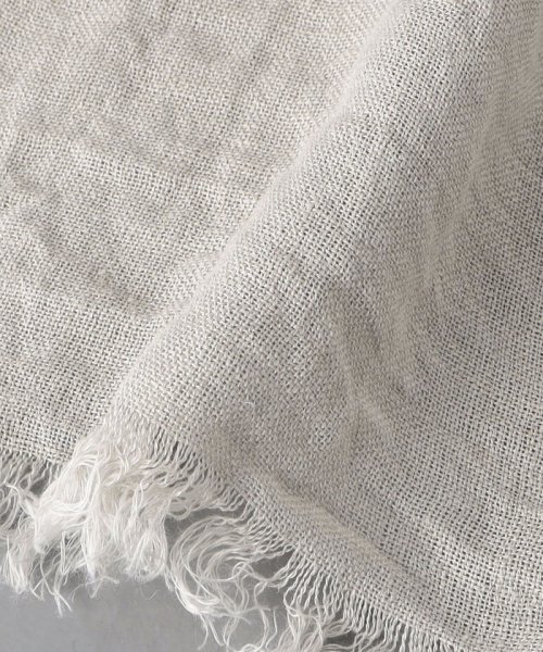 【一部別注】＜ASAUCE MELER＞リネン ガーゼ ストール 