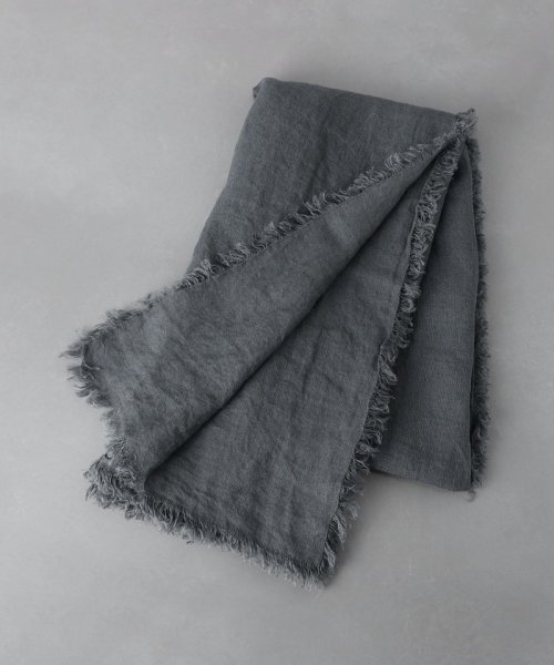 【一部別注】＜ASAUCE MELER＞リネン ガーゼ ストール 