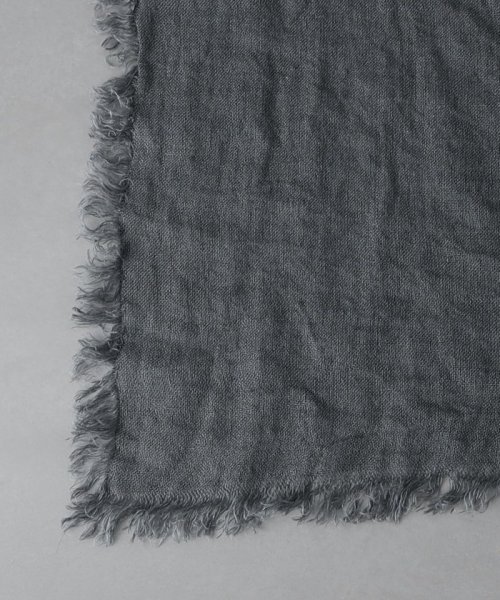 【一部別注】＜ASAUCE MELER＞リネン ガーゼ ストール 