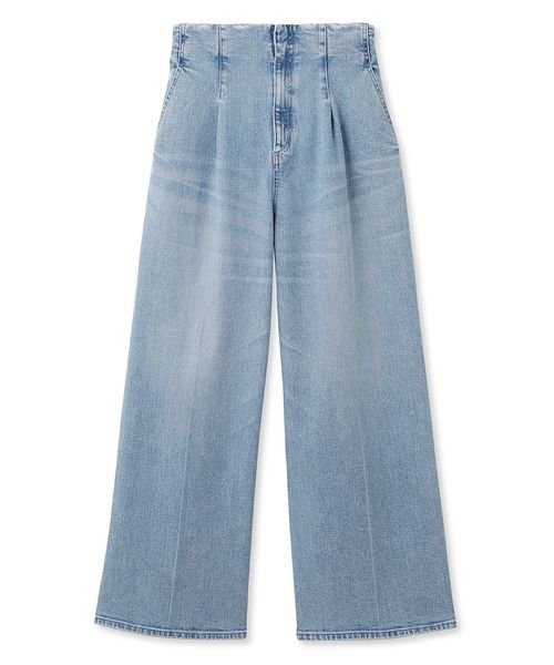 ハイウエストワイドデニムパンツ 予めご了承ください