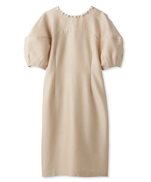 パールネックコクーンドレス 予めご了承ください