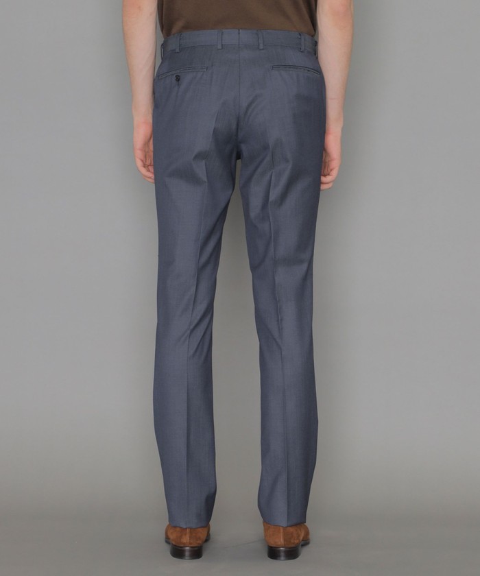Adjustable Fit】シンセティックウールデニムライクスラックス