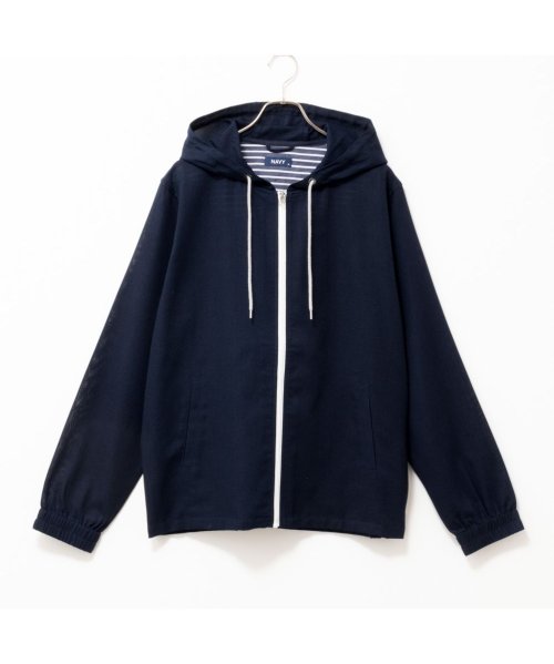 MAC HOUSE(men)(マックハウス（メンズ）)/NAVY ネイビー マリンパーカー 6441731/img01